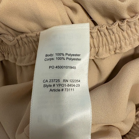 Babaton Soft Pink Sleeveless V-Neck Wide-Leg Jumpsuit - Picture 7 of 7